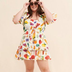 Lisa Says Gah Colorful Print Mini Dress